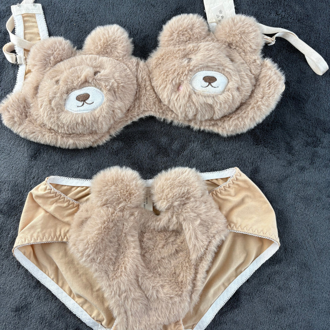 Plushy Set 2-Pieces Lingerie Set