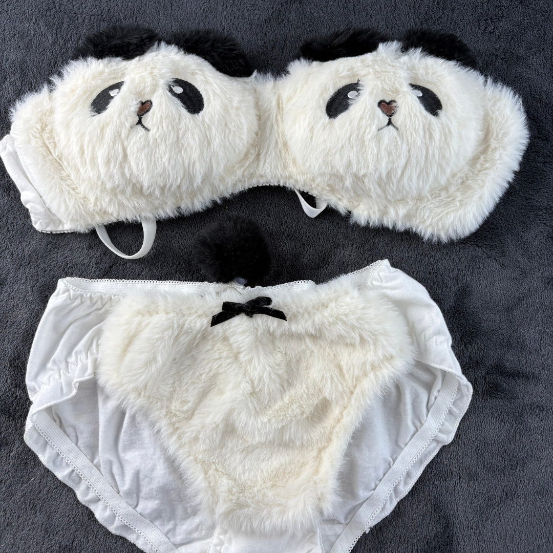 Plushy Set 2-Pieces Lingerie Set