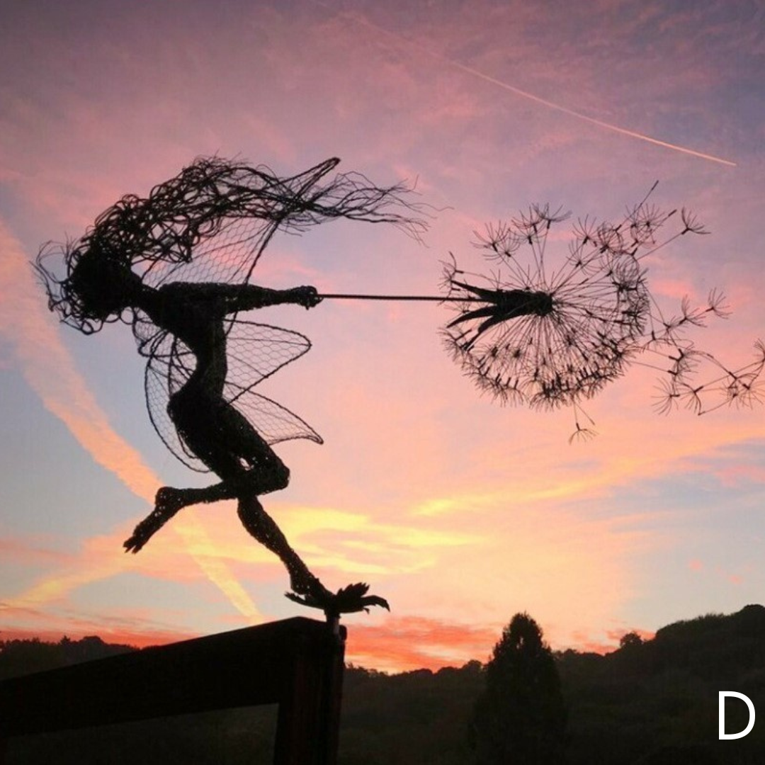Dreamy Dandelion Fairy Accent