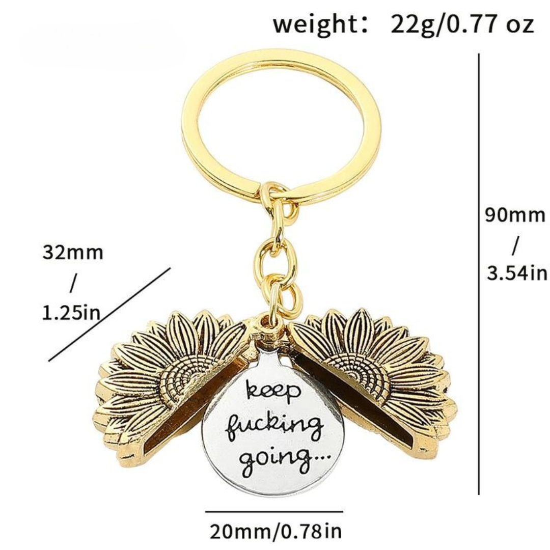 Sunflower Keychain