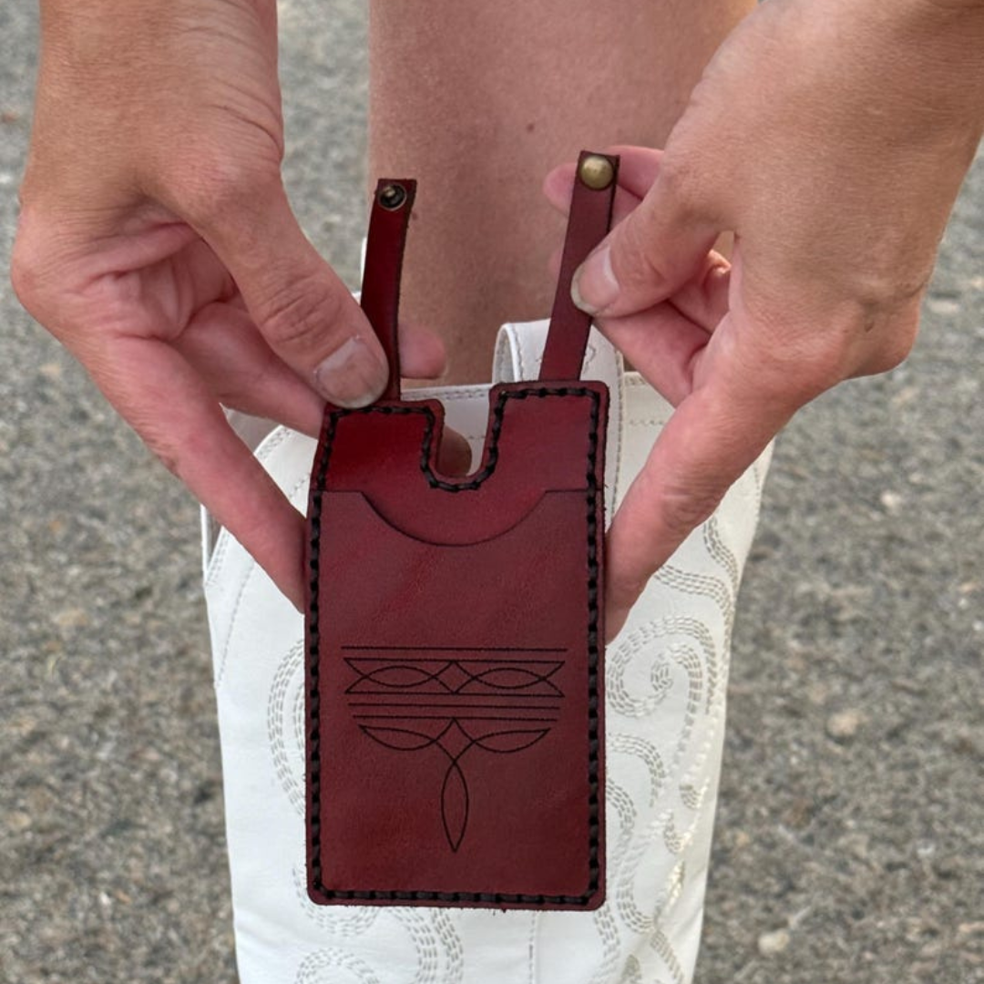Leather Boot Wallet