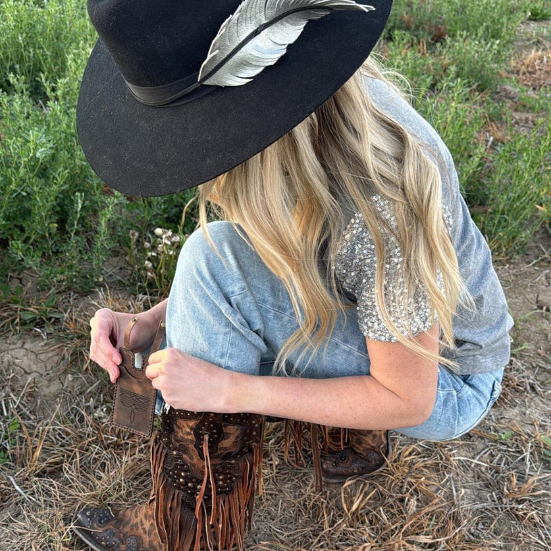 Leather Boot Wallet