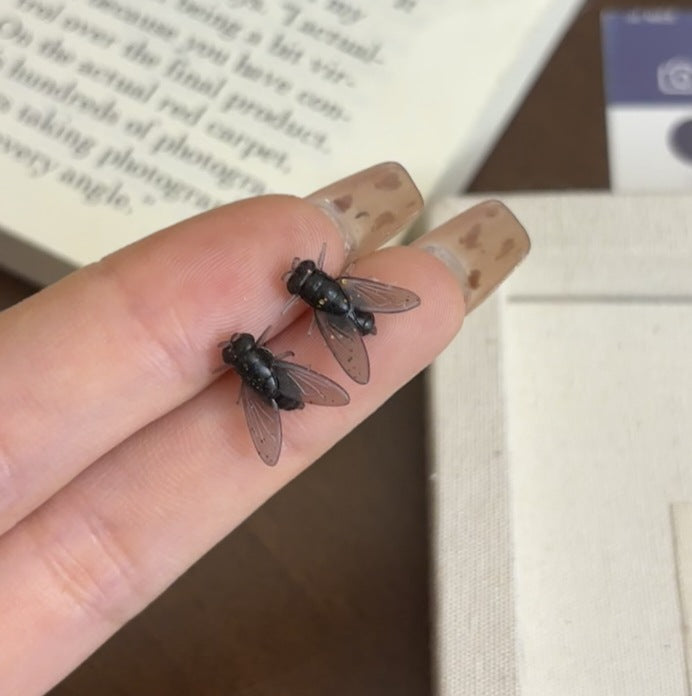 Mini Fly Unique Earrings