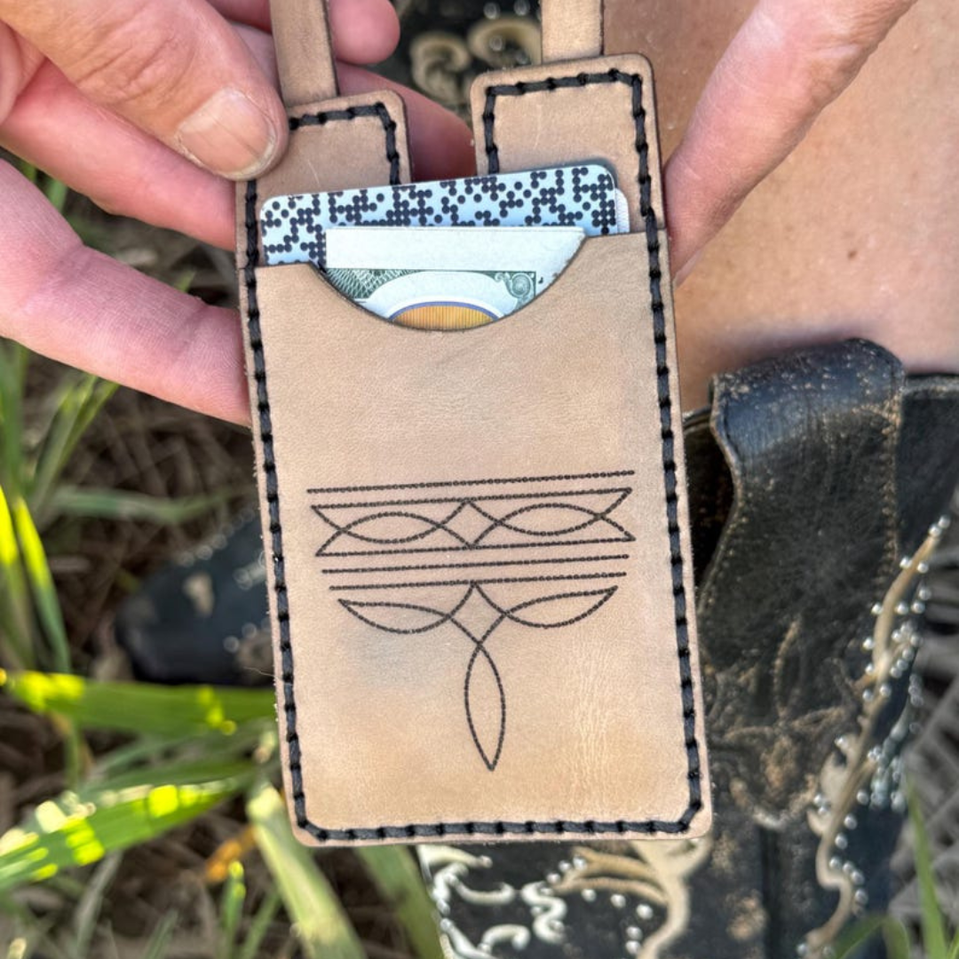 Leather Boot Wallet