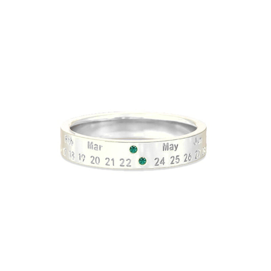 Timeless Date Ring