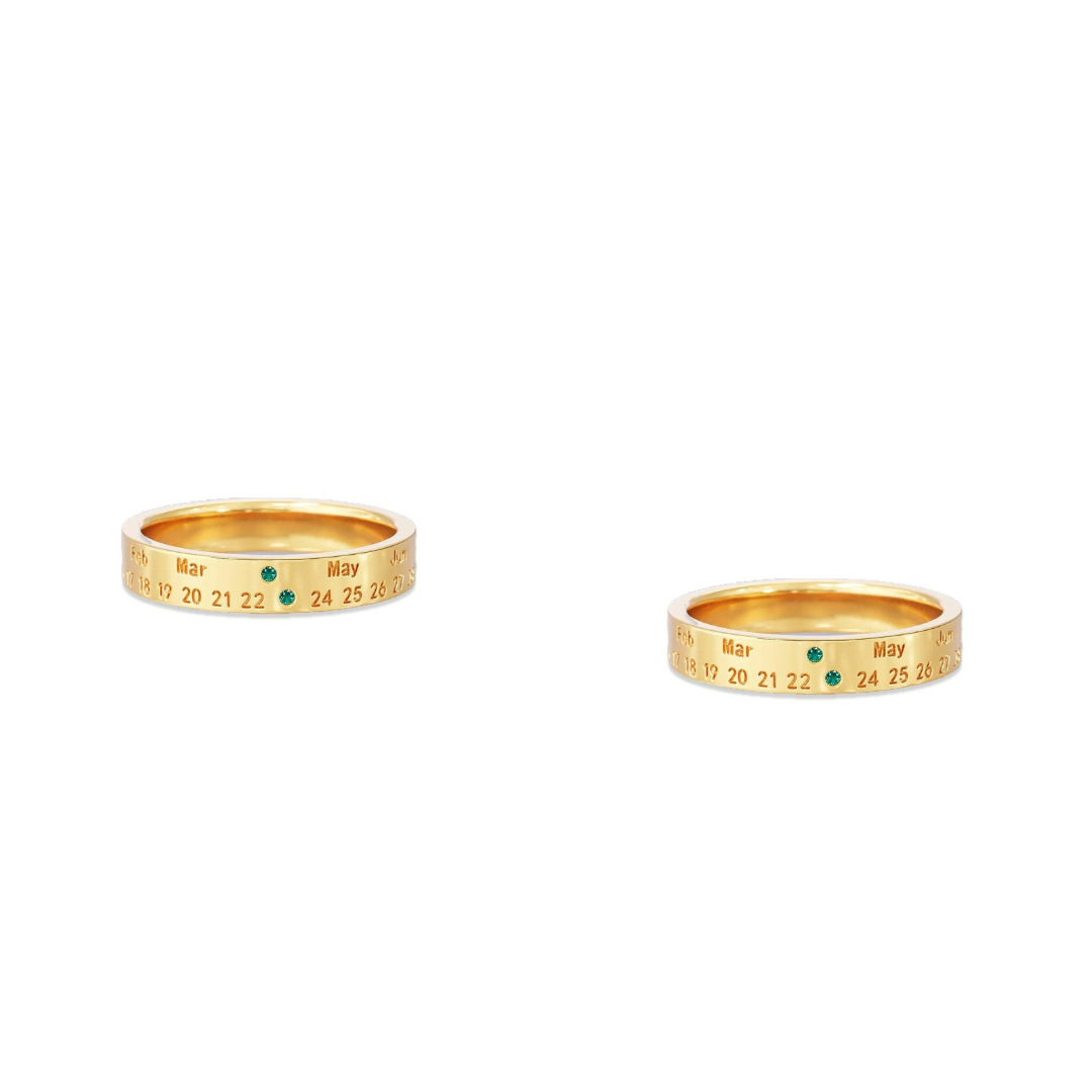 Timeless Date Ring