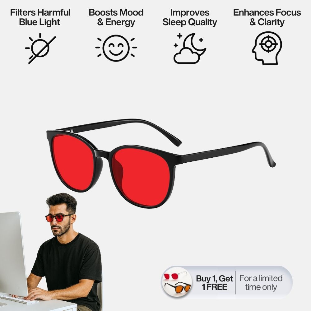 BlueBlock™ Red Glasses
