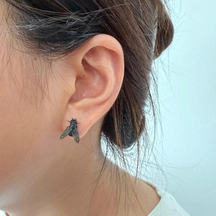 Mini Fly Unique Earrings