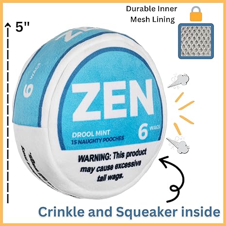 Plush Squeaky and Crinkle Funny Dog Toy