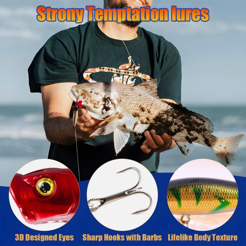 Christmas Fishing Lure Set