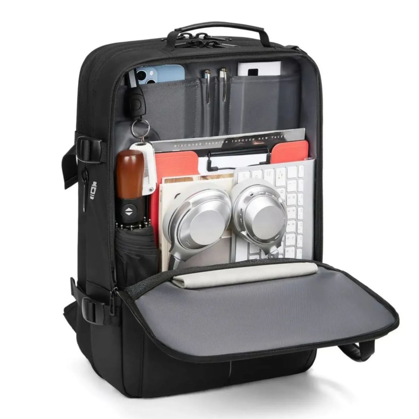 60L Vacuum Compression Travel Backpack