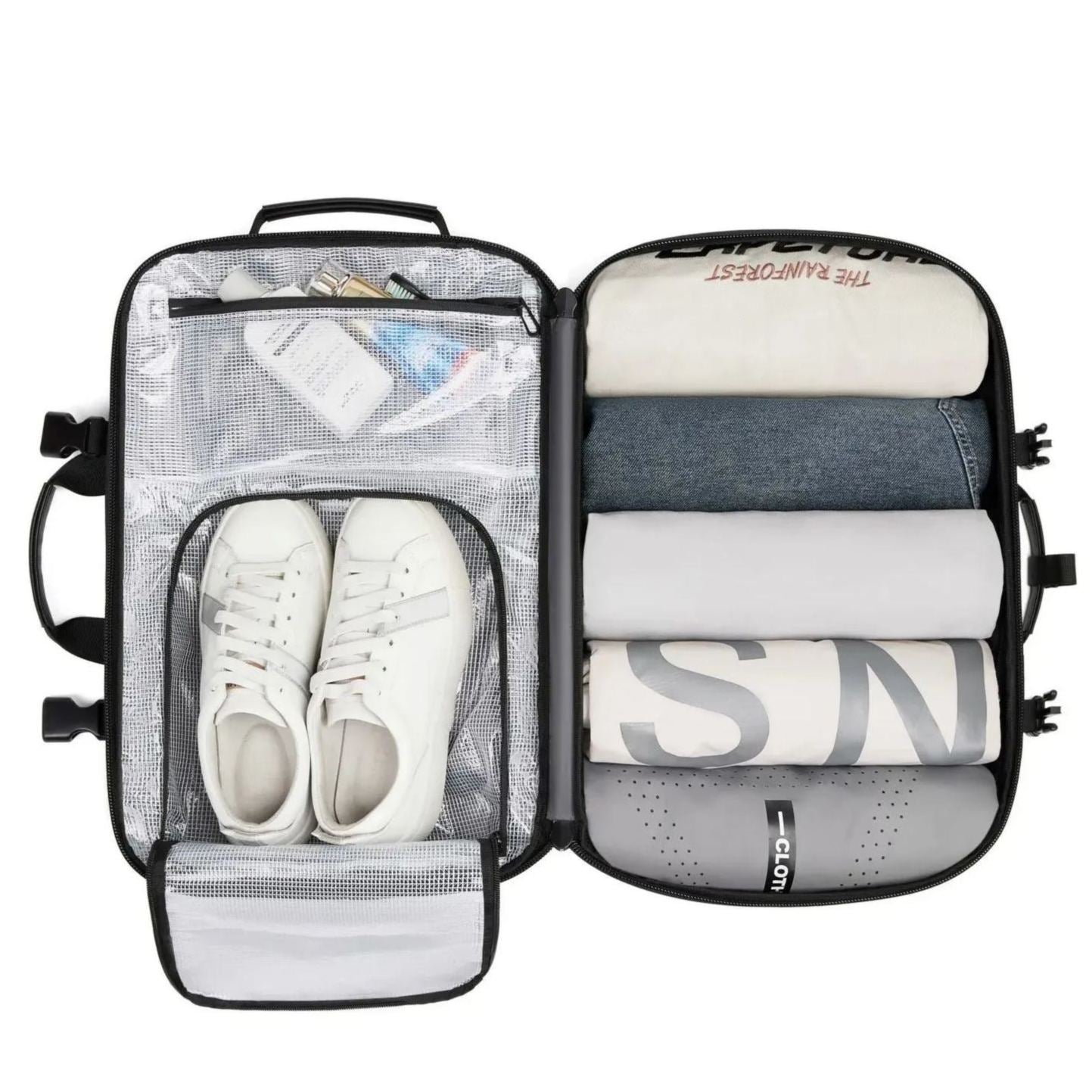 60L Vacuum Compression Travel Backpack