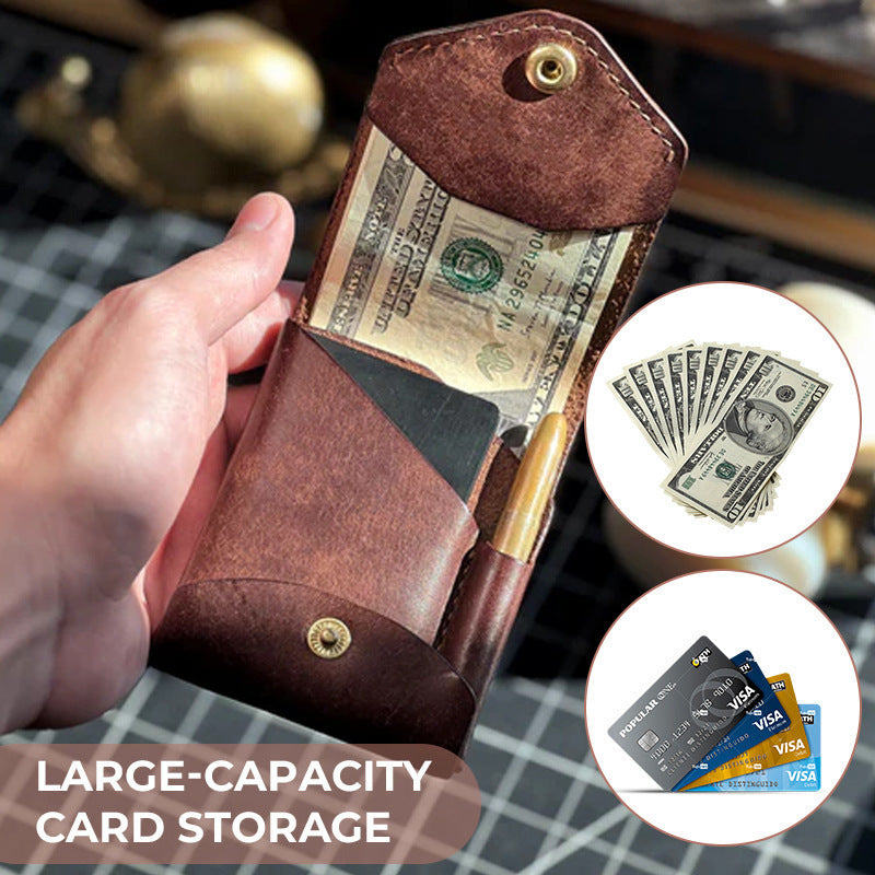 Elegant Leather Coin Holder