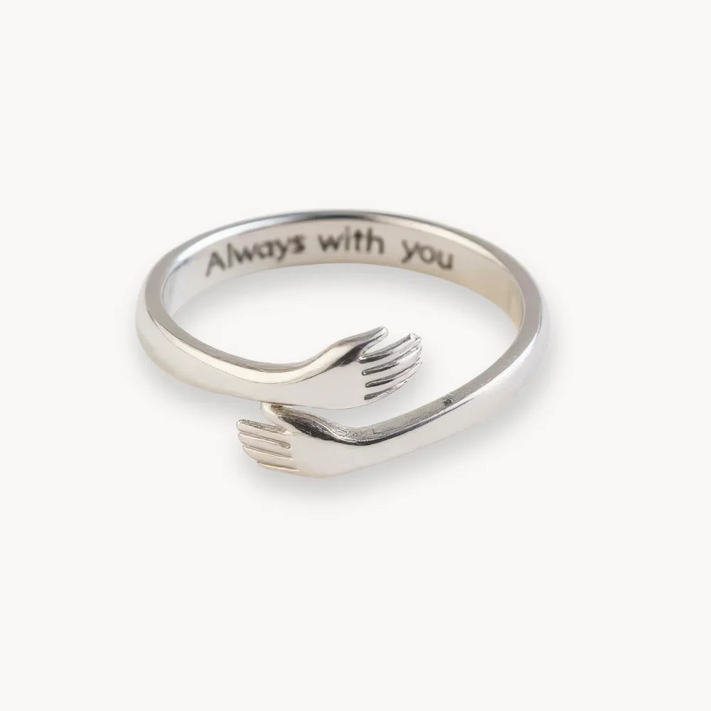 Hug Necklace & Hug Ring
