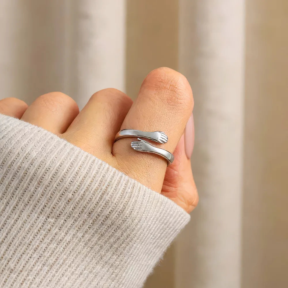 Hug Necklace & Hug Ring