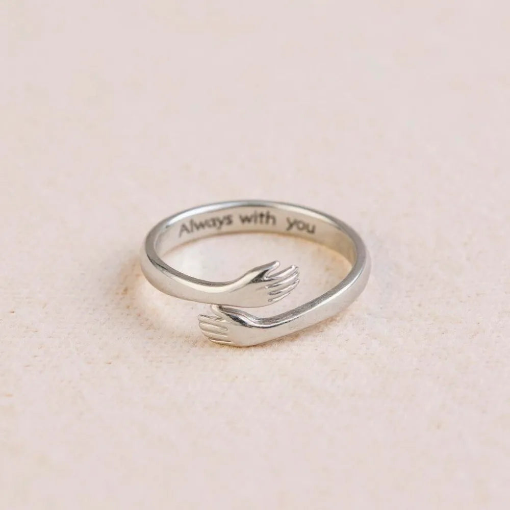 Hug Necklace & Hug Ring