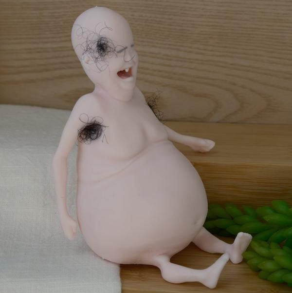 Happy Oddball Doll