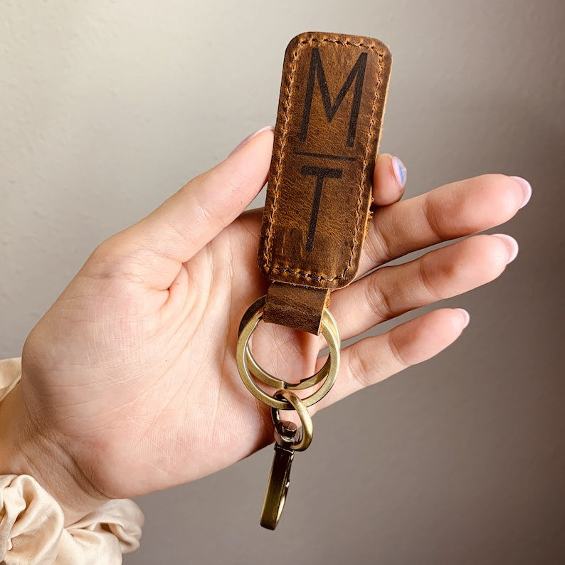 Heritage Leather Keychain