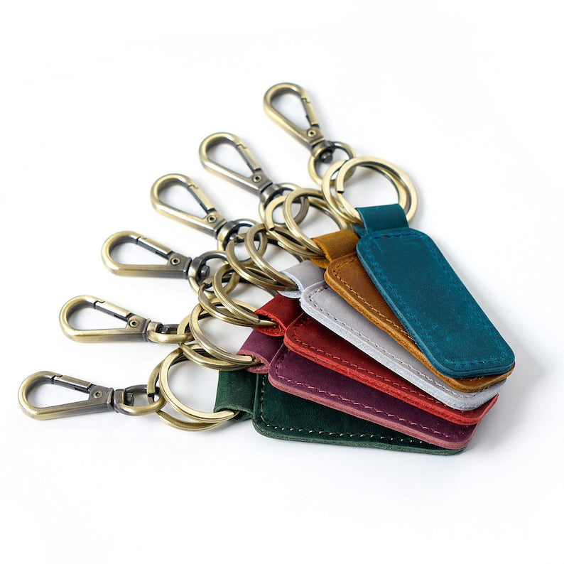 Heritage Leather Keychain