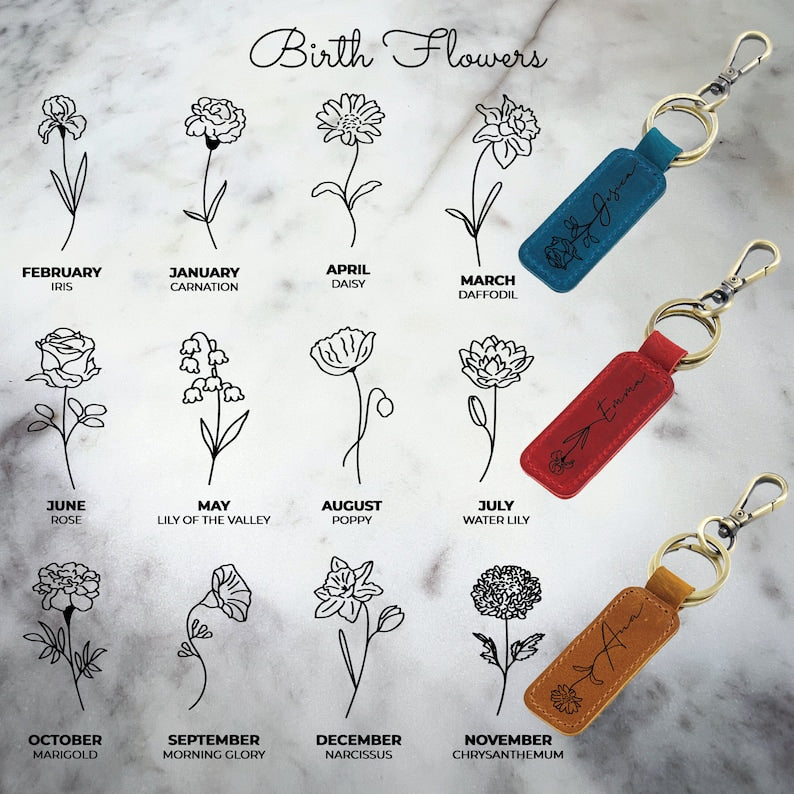 Heritage Leather Keychain