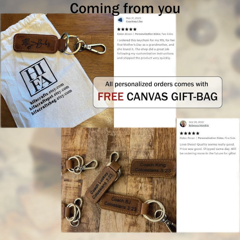 Heritage Leather Keychain