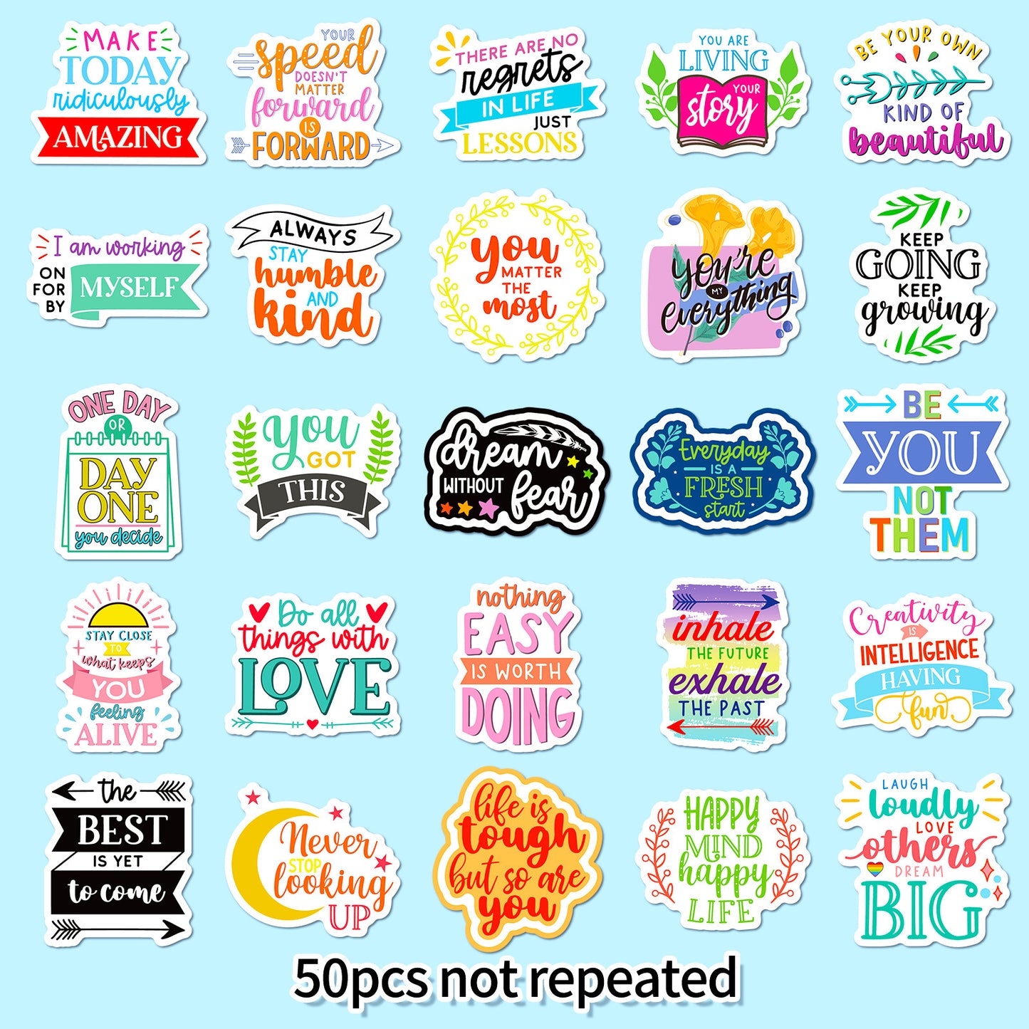 50 Funny Vinyl Stickers