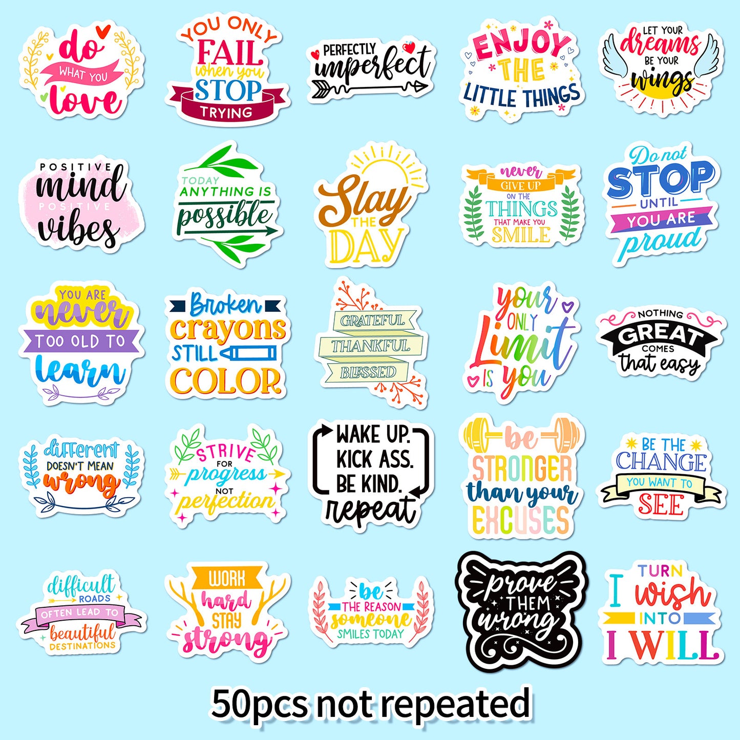 50 Funny Vinyl Stickers