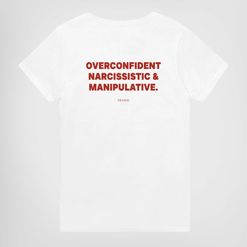 OVERCONFIDENT, NARCISSISTIC & MANIPULATIVE.