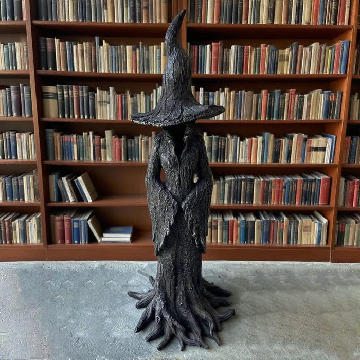 Enchanting Witch Statue: The Guardian of Your Home