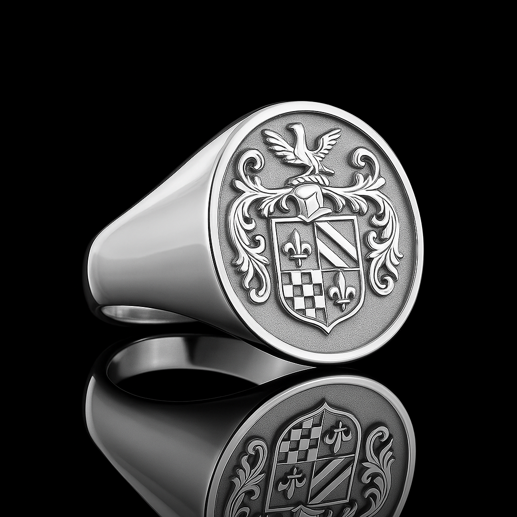 Embossed Legacy Crest Ring