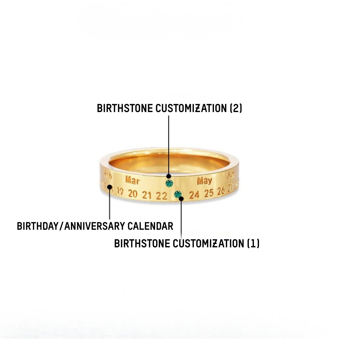 Timeless Date Ring