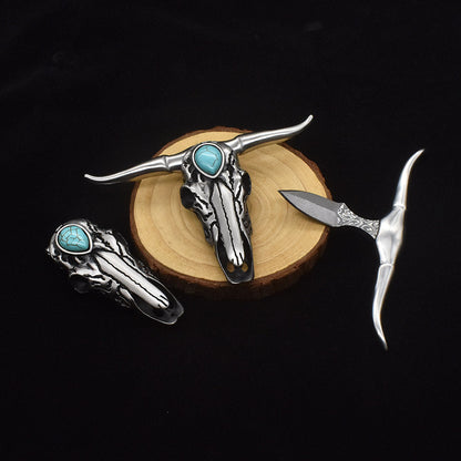 Turquoise Necklace Longhorn