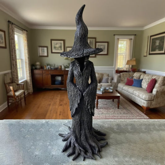 Enchanting Witch Statue: The Guardian of Your Home