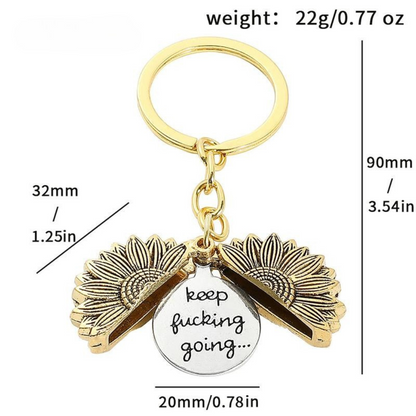 Sunflower Keychain