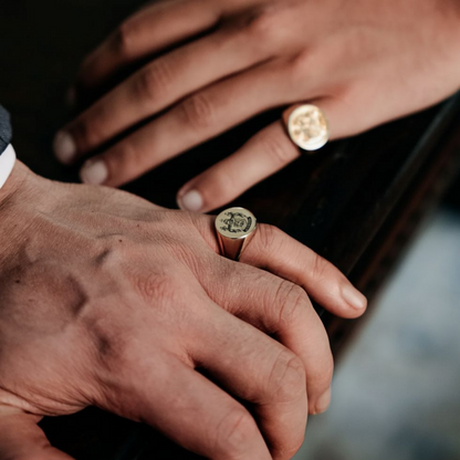 Engraved Legacy Crest Ring