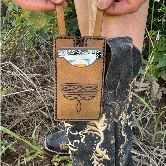 Leather Boot Wallet