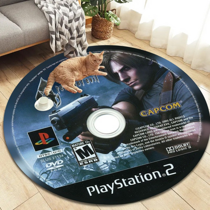Game Round Rug