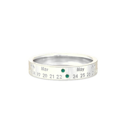 Timeless Date Ring
