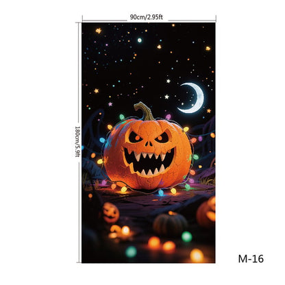 2025 Christmas And Halloween Front Door Decoration