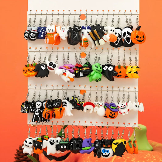 Cute Halloween Earrings Set