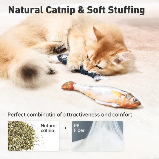 Flopping Fish Cat Toys