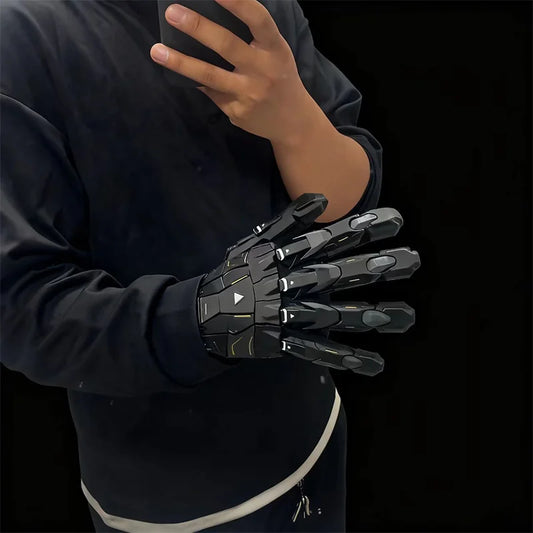 Cyberpunk Exoskeleton Mecha Gloves