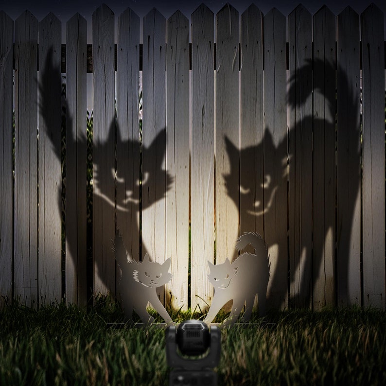 Frightening Cat Yard Art