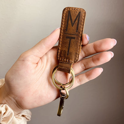 Heritage Leather Keychain