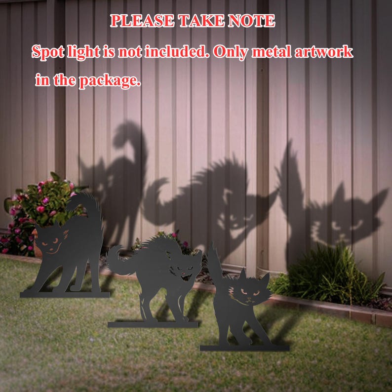 Frightening Cat Yard Art