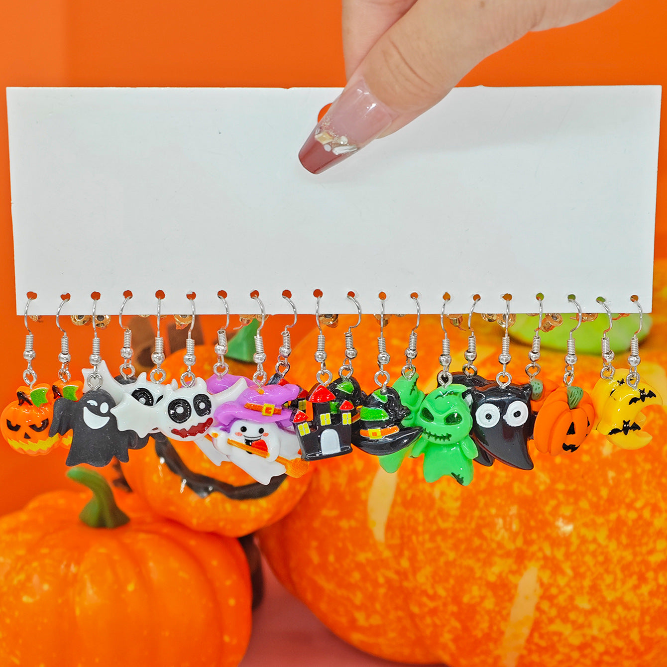 Cute Halloween Earrings Set