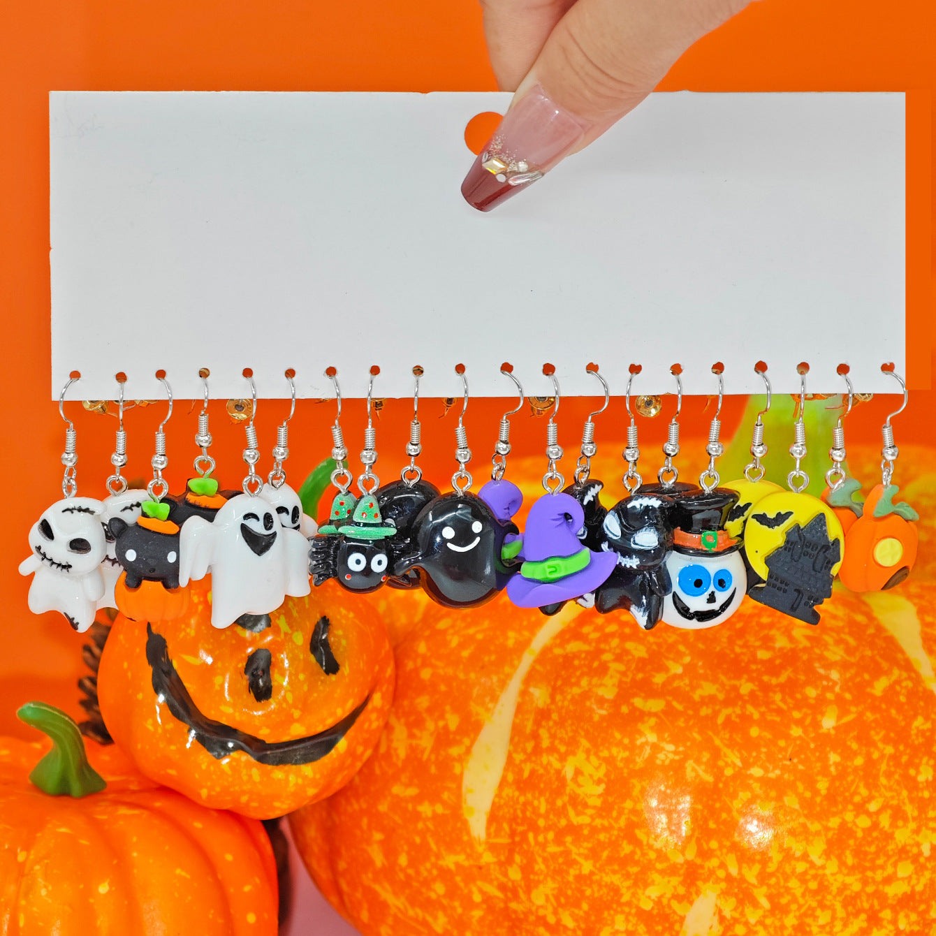 Cute Halloween Earrings Set