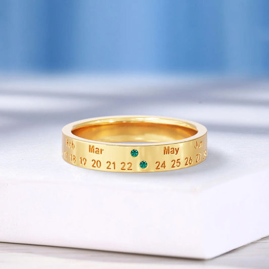Timeless Date Ring