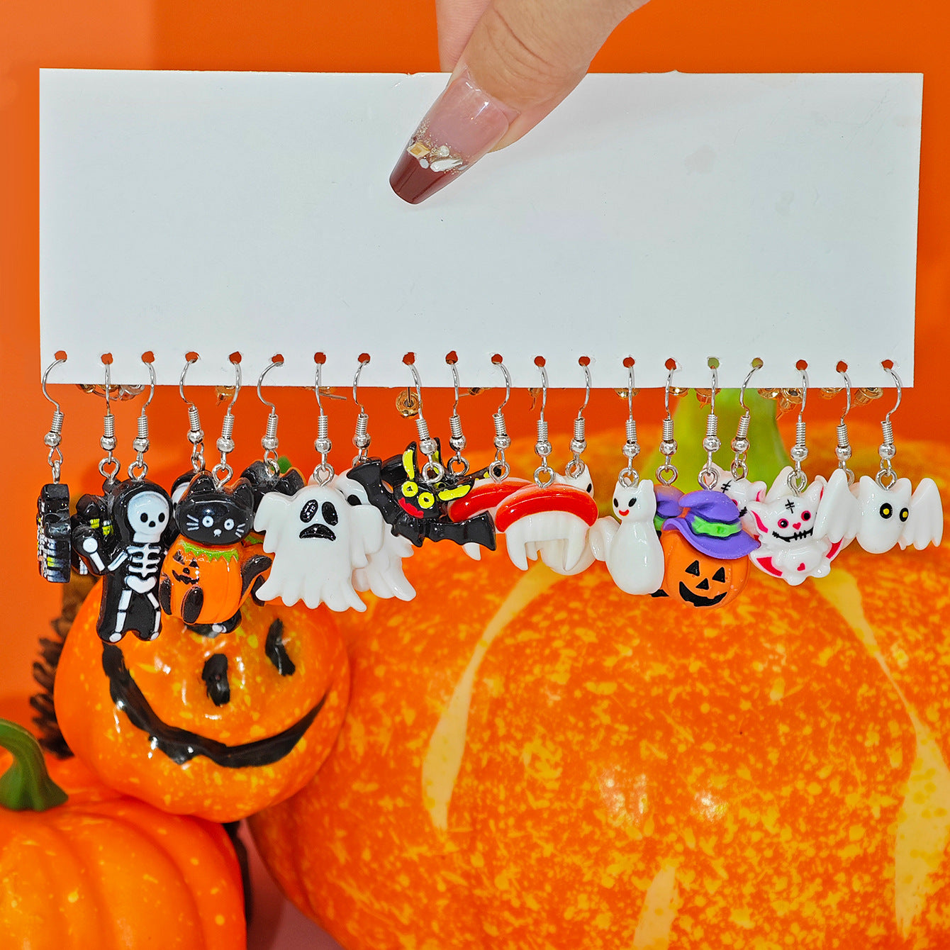 Cute Halloween Earrings Set