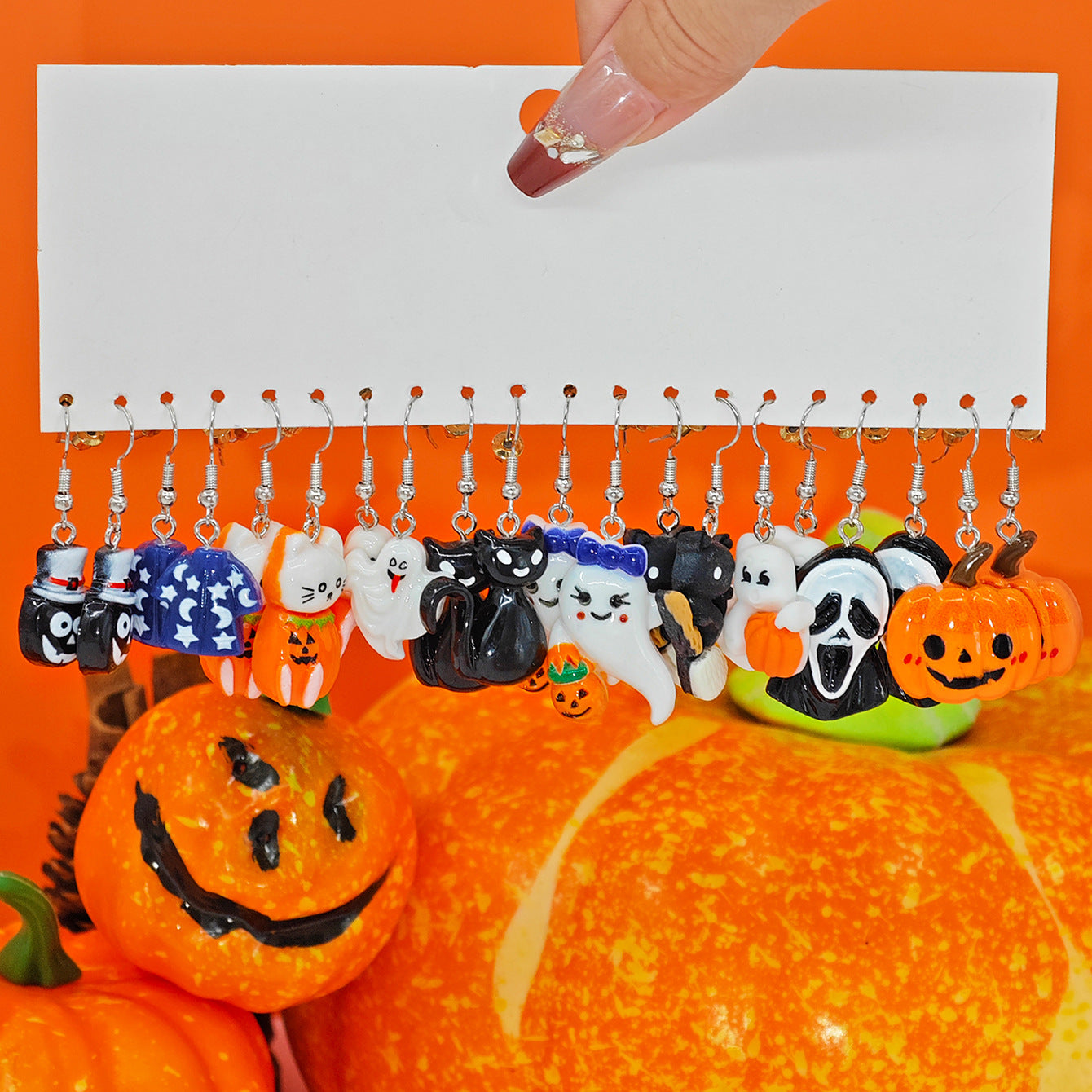 Cute Halloween Earrings Set